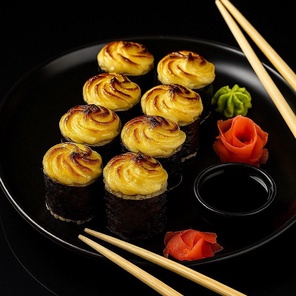 Запеченный с крабом