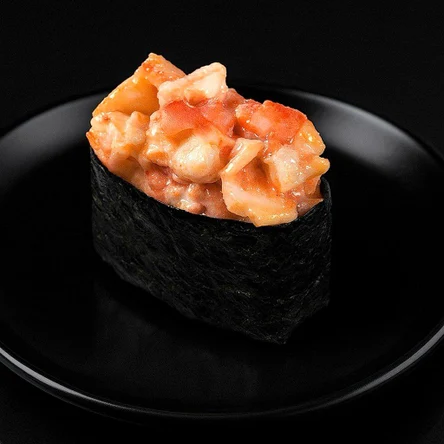 Гункан острый  с креветкой