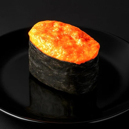 Гункан запеченный с лососем