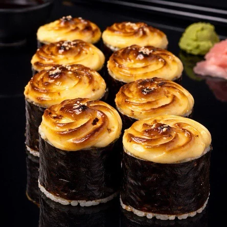 Запеченный с креветкой